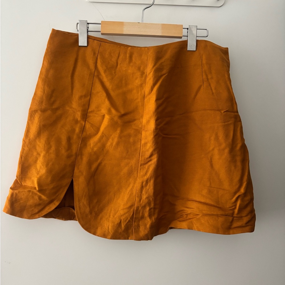 Dynamite Orange Skirt